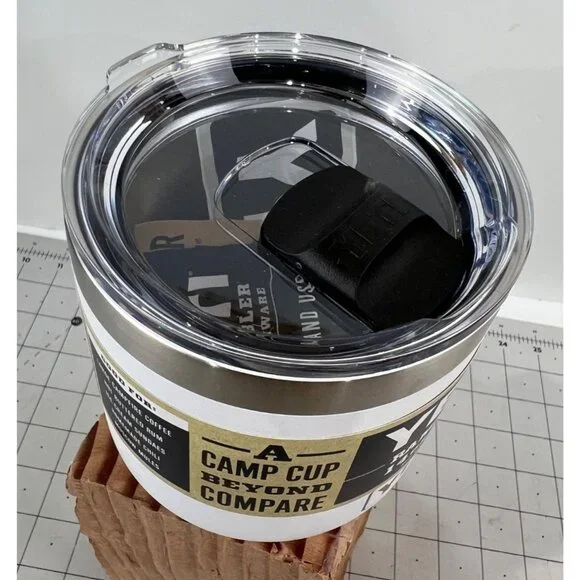 Yeti Rambler 14 Oz Mug Vacuum Insulated Stainless Steel MagSlider Lid White - Picture 7 of 9